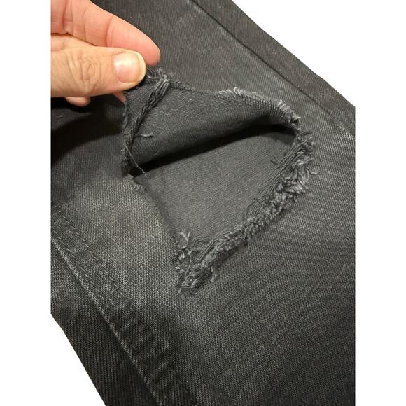 Fear Of God Fourth Collection 2015-2016 Ankle Zip Black Jeans Ripped 29 - Picture 6 of 16